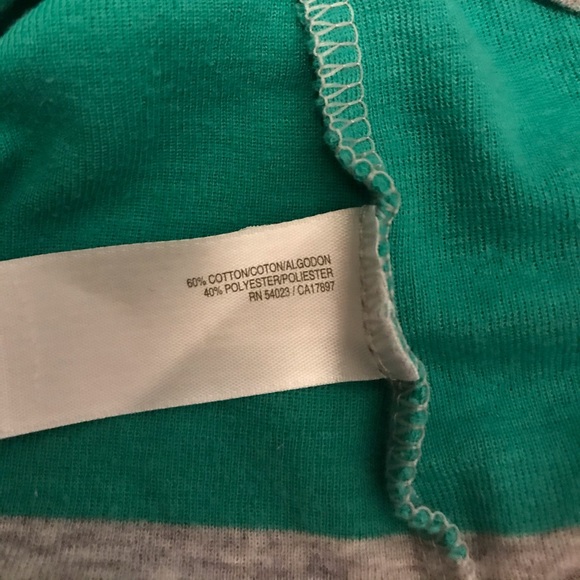 Green & Grey Stripped Long-Sleeve - Picture 3 of 3